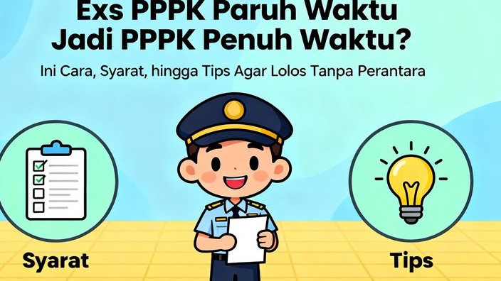 Panduan Lengkap Eks PPPK Paruh Waktu Jadi PPPK Penuh Waktu! Ini Cara, Syarat, hingga Tips Agar Lolos Tanpa Perantara