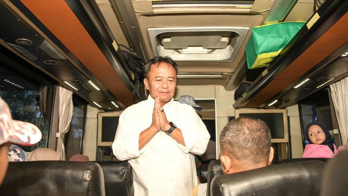 Lepas Mudik Gratis 2024, Sekda Jabar: Mudah-mudahan Masyarakat Bahagia