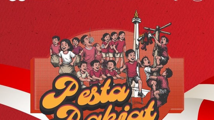 80 Tahun Indonesia Merdeka, Monas Disulap Jadi Panggung Pesta Rakyat