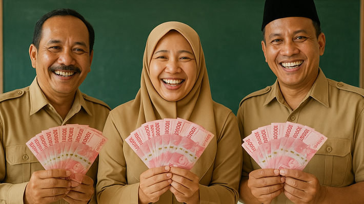 Horee! Tahun Depan Tunjangan Guru Honorer Naik, Ditransfer Lansung Tiap Bulan