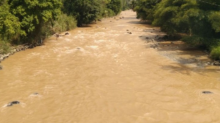 Aktivitas Dompeng dan Beko Kotanopan Diduga Bunuh Benih-benih Ikan di Sungai Batanggadis Madina
