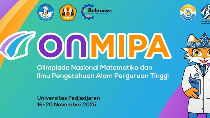 Kompetisi ONMIPA 2025 Resmi Dibuka, 260 Mahasiswa dari 96 Kampus Adu Prestasi di Unpad