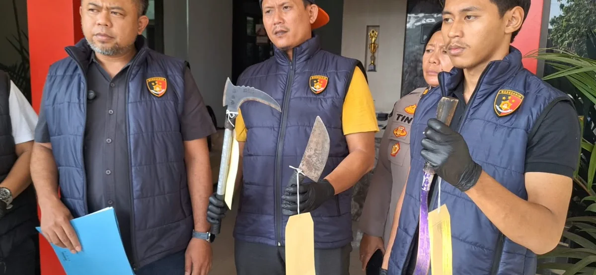 Laporan 110 Berbuah Penangkapan, 8 Anak Hendak Tawuran Diamankan Polres Purwakarta. (POJOKSATU.id)