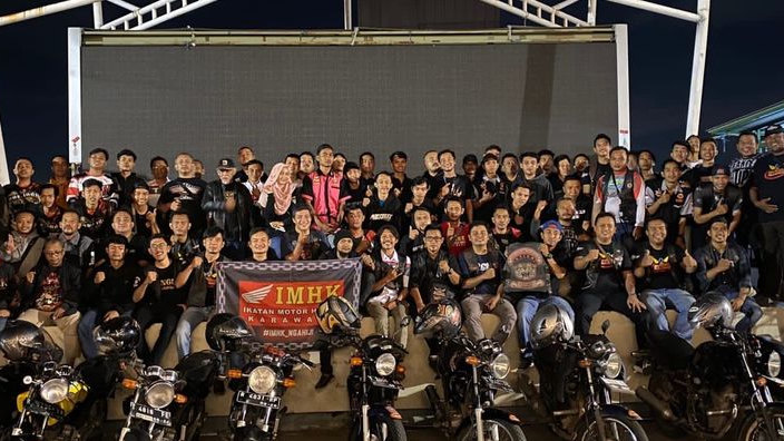 Kopdar Rutin, Jaga Kekompakan Anggota Ikatan Motor Honda Karawang