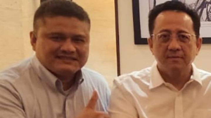 Sampaikan Selamat, Taufik H. Nasution Bangga dengan Pelantikan Rommy Van Boy Jadi Anggota DPRD Kota Medan