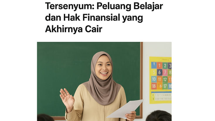 Dua Kabar yang Bikin Guru Tersenyum, Peluang Belajar dan Hak Finansial yang Akhirnya Cair