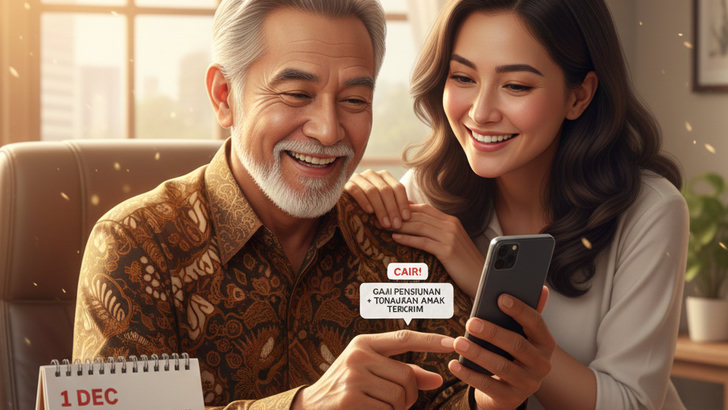 Besok Cair! Taspen Pastikan Gaji Pensiunan PNS Golongan I Masuk Rekening, Bonus Tunjangan Anak 2 Persen Ikut Mengalir