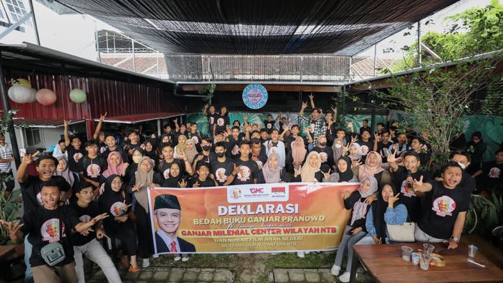 GMC NTB Deklarasi Dukung Ganjar Jadi Presiden 2024