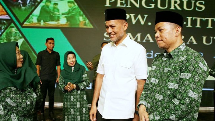 Hadiri Pelantikan Pengurus DPW Al-Ittihadiyah Sumut, Musa Rajekshah: Teruskan Semangat Para Pendiri
