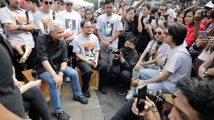 Survei Terbaru Populi Center : Elektabilitas Ganjar Naik, Prabowo Melorot