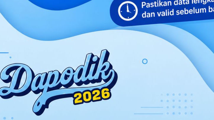 Jadwal Batas Waktu Sinkronisasi Dapodik 2026, Segera Tuntaskan Pemutakhiran Data!