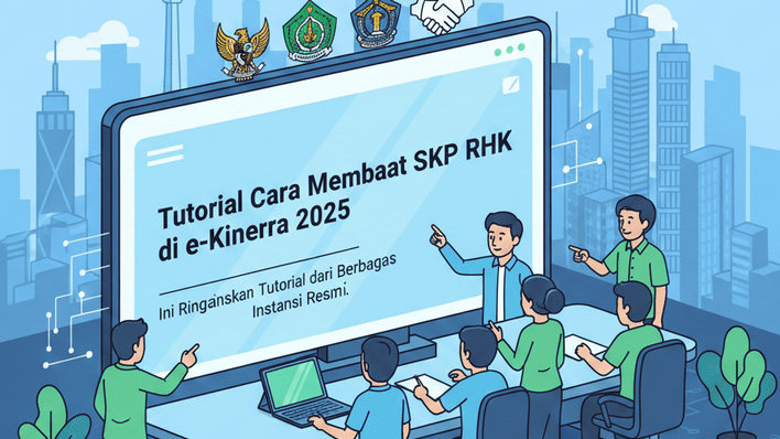 Tutorial Cara Membuat SKP dan RHK di e-Kinerja 2025, Ini Ringkasan Tutorial dari Berbagai Instansi Resmi