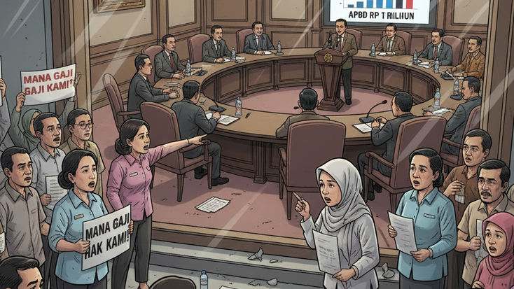 Di Tengah Pembahasan APBD Rp 1 Triliun, Honorer Pasbar Pertanyakan Hak Gaji Mereka
