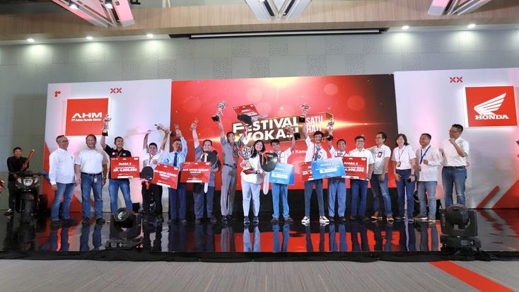 AHM Umumkan Siswa, Guru, dan SMK Terbaik di Festival Vokasi 2023