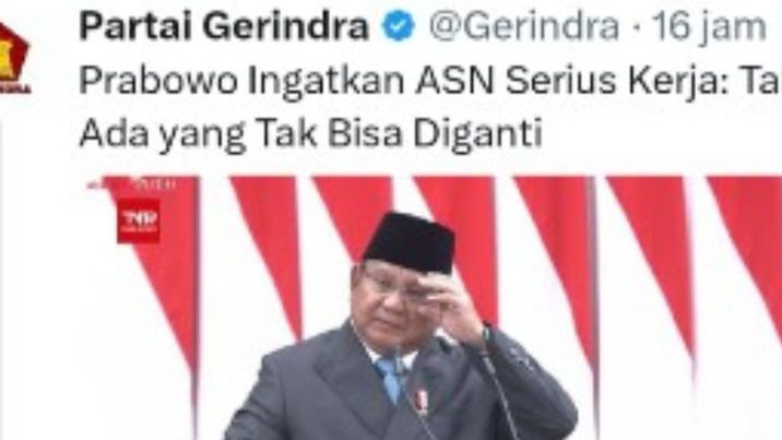 Presiden Prabowo Subianto Beri Peringatan Tegas Agar Seluruh ASN demi Optimalisasi Pelayanan Publik