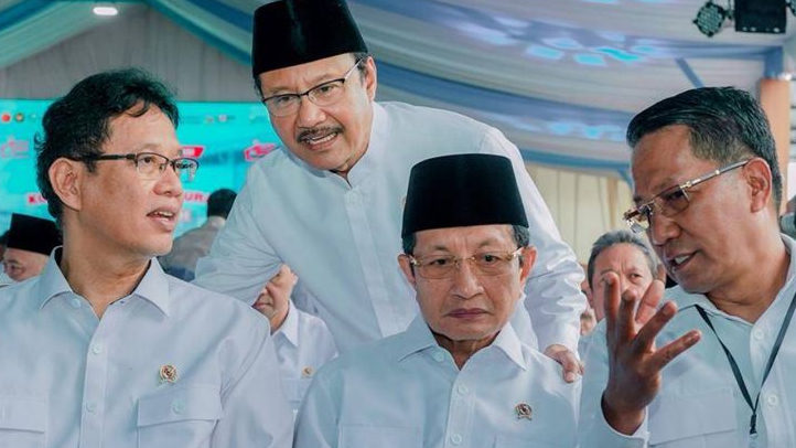 Para Menteri Dampingi Presiden Resmikan Operasional 1.061 KDKMP atau Koperasi Desa!