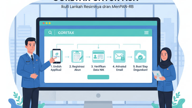 Cara Praktis Membuat Akun Coretax untuk ASN, Ikuti Langkah Resminya dari MenPAN-RB