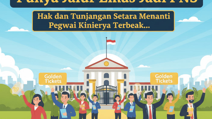 RESMI! PPPK Berprestasi Punya Jalur Emas Jadi PNS, Hak dan Tunjangan Setara Menanti Pegawai Kinerja Terbaik