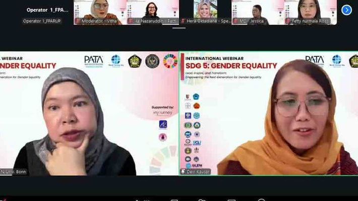 PATA Indonesia dan Univeristas Pancasila Dorong Peran Generasi Muda dalam Kesetaraan Gender Lewat Webinar Internasional