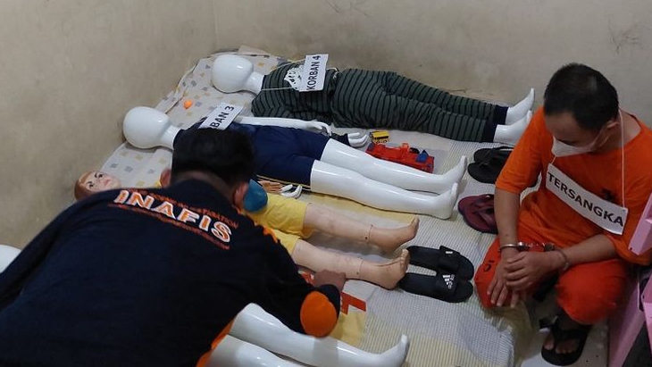 Fakta Baru Hasil Rekonstruksi Pembunuhan 4 Anak Kandung, Panca Darmansyah Tulis Pesan di Laptop, Isinya Rahasia