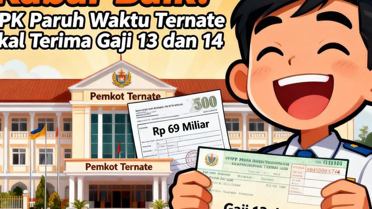 Kabar Baik! PPPK Paruh Waktu Ternate Bakal Terima Gaji 13 dan 14, Pemkot Siapkan Rp 69 Miliar