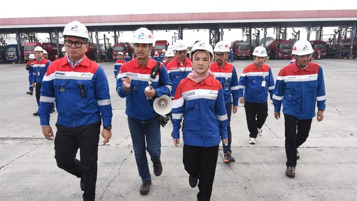 Kunjungi Integrated Terminal Jakarta, Wamen BUMN Apresiasi Satgas Nataru Pertamina dalam Menjaga Kelancaran Distribusi Energi