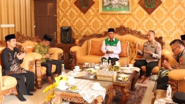 Polrestabes dan PCNU Makassar Perkuat Sinergitas Jaga Kamtibmas