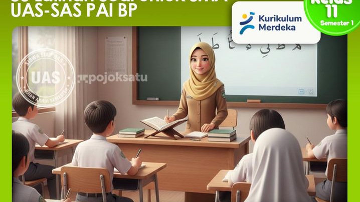 50 Contoh Soal Sumatif Akhir Semester PAI BP Kelas 11 SMA Semester 1 Kurikulum Merdeka 2025 2026, Sudah Harus Latihan Nih!