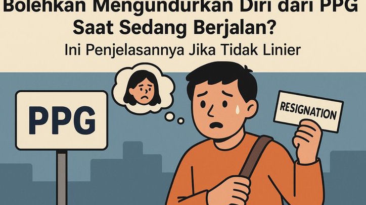 Bolehkan Mengundurkan Diri dari PPG Saat Sedang Berjalan? Ini Penjelasannya Jika Tidak Linier