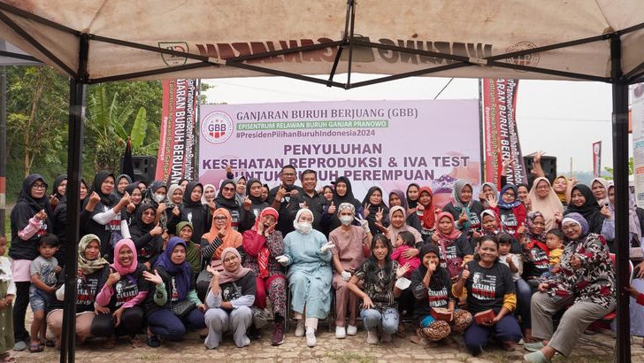 Ganjaran Buruh Gelar Penyuluhan Kesehatan dan Tes IVA Bersama Pekerja Perempuan