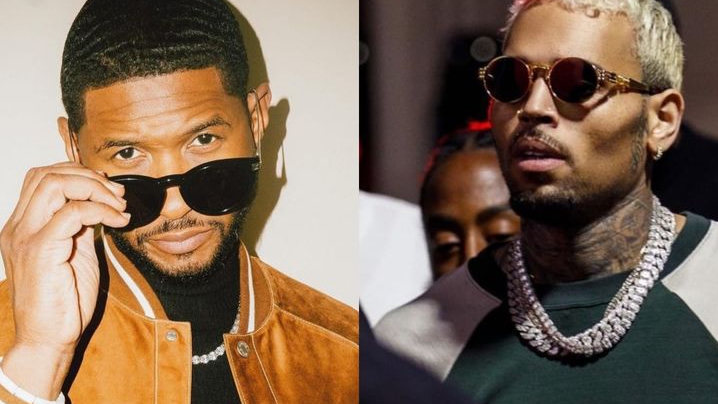 Hidung Usher Berdarah, Dikabarkan Cekcok dengan Chris Brown