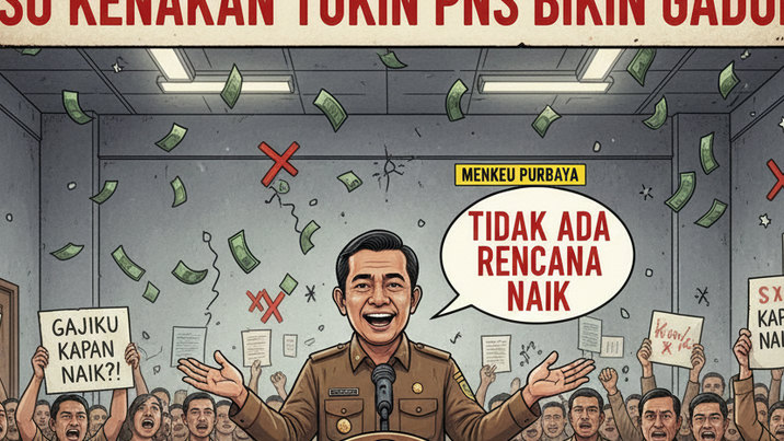 Isu Kenaikan Tukin PNS Bikin Gaduh, Menkeu Purbaya 'Tidak Ada Rencana Naik'