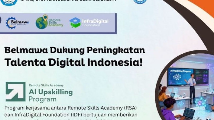 Untuk Dosen, Mahasiswa dan Masyarakat Umum, Kemendiktisaintek Buka Pendaftaran Pelatihan Gratis 'AI Upskilling Program, Simak Cara Daftarnya