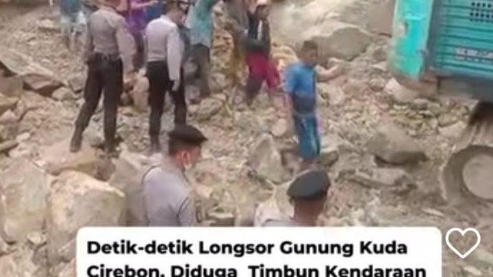 Update Nama Korban Tewas dan Luka Longsor Gunung Kuda Bobos, Kapolres 11 Orang dan BPBD 10 Orang