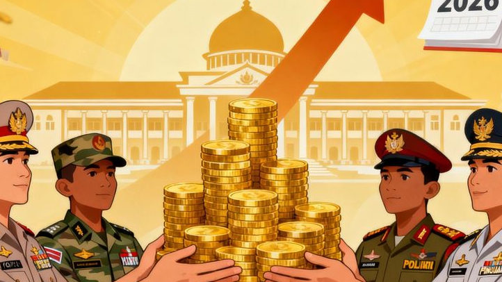Resmi! Presiden Prabowo Naikkan Gaji ASN, TNI, Polri, dan Pensiunan Awal 2026