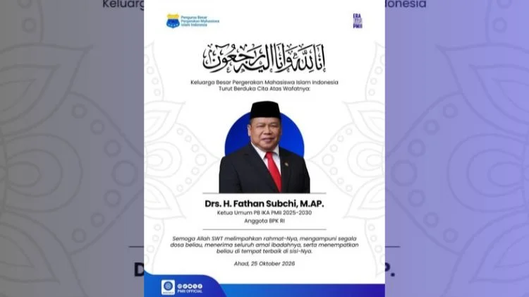 Fathan Subchi, Anggota VI BPK RI periode 2024–2029  sekaligus Ketua Umum PB IKA-PMII periode 2025–2030.