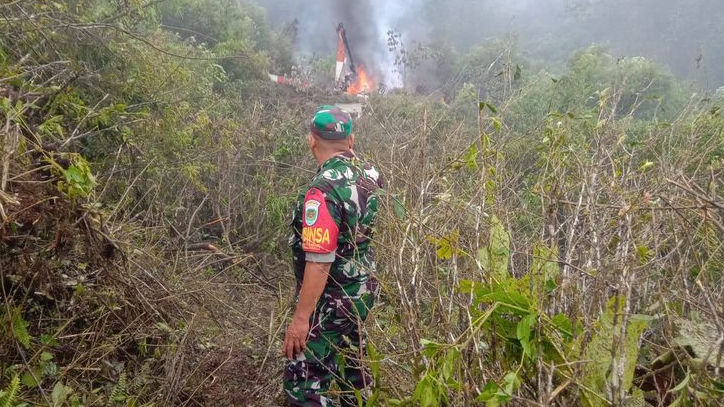 Kronologi dan Penyebab Jatuhnya Heli Bell 412 di Ciwidey Belum Diungkap TNI AD