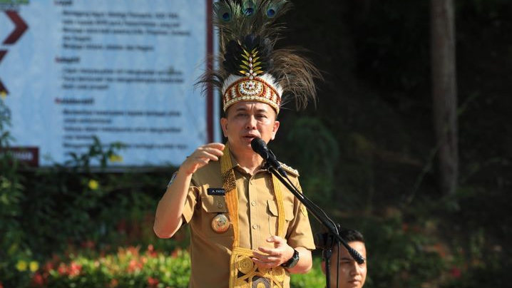 Jelang PSU Papua, Pj Gubernur Agus Fatoni Pimpin Apel dan Serukan Netralitas ASN