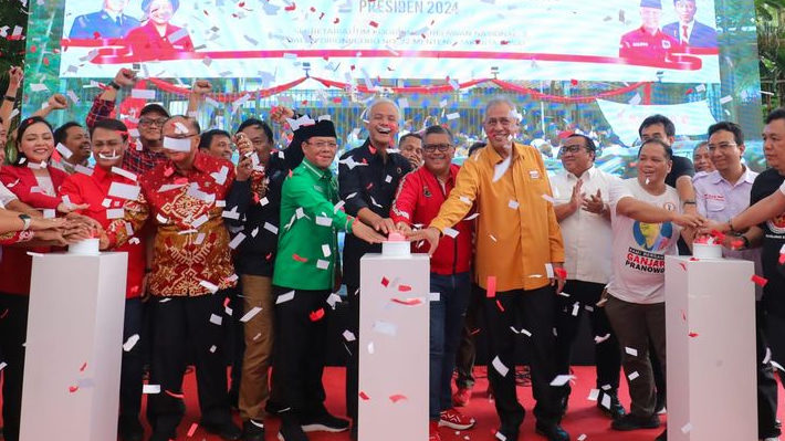 Hadiri Peresmian Rumah Aspirasi Relawan, Mardiono Siap Menangkan Ganjar Presiden 2024