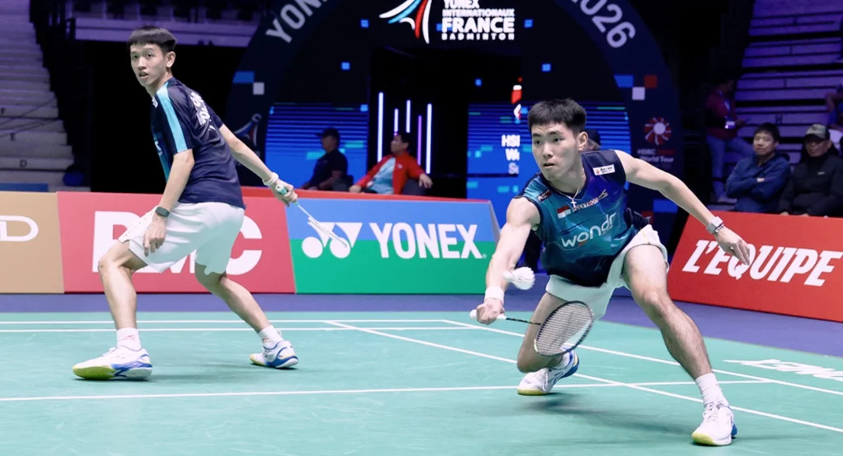 Raymond Indra/Nikolaus Joaquin lolos perempat final French Open 2026.