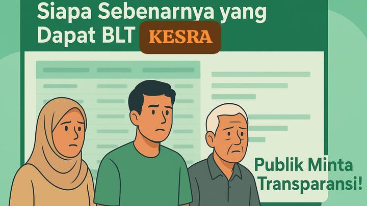 Siapa Sebenarnya yang Dapat BLT Kesra? Publik Minta Daftar Penerima Dibuka