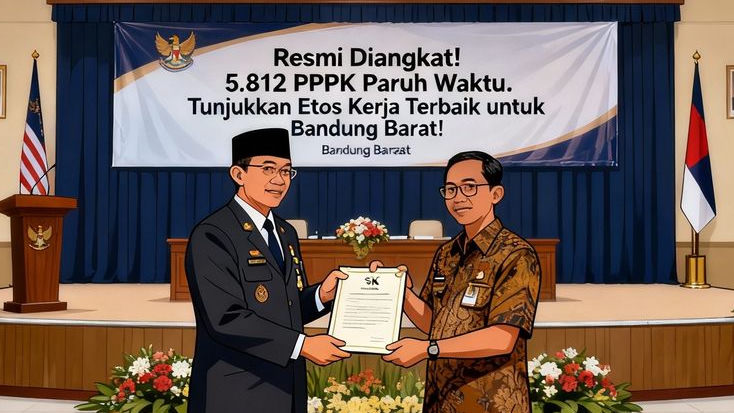 Resmi! 5.812 Honorer Bandung Barat Diangkat Jadi PPPK Paruh Waktu, Etos Kerja Jadi Sorotan Utama Pemerintah Daerah