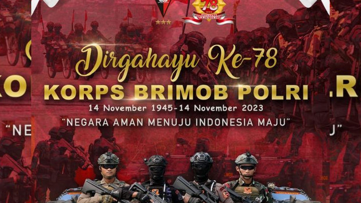 HUT Brimob Ke-78, 14 November 2023: Mengungkap Sejarah, Tema Hingga Tugasnya