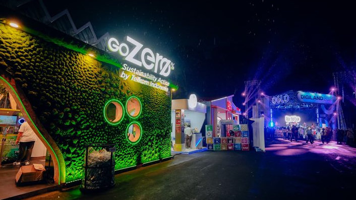 Telkom Tunjukkan Aksi Nyata Menuju Net Zero Emission Lewat Digiland 2025