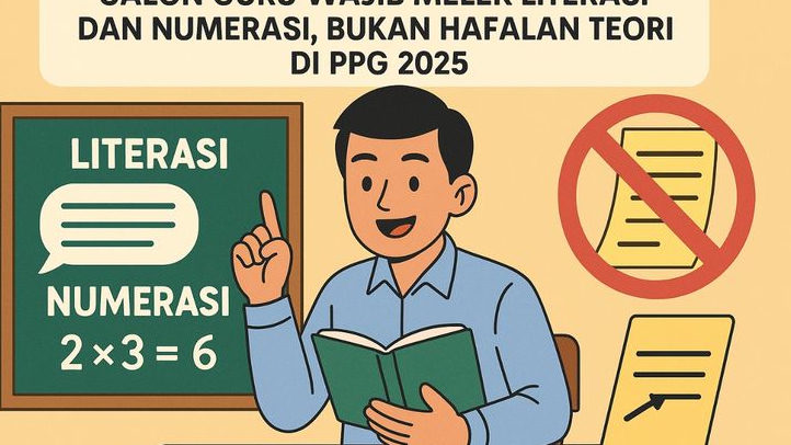 Calon Guru Wajib Melek Literasi dan Numerasi, Bukan Hafalan Teori di PPG 2025