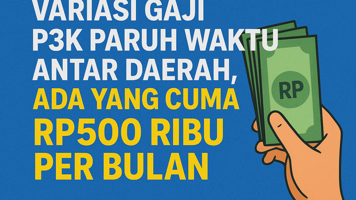 Variasi Gaji PPPK Paruh Waktu Antar Daerah, Ada yang Cuma Rp500 Ribu per Bulan