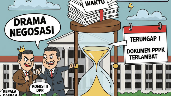TERUNGKAP! Dokumen PPPK Paruh Waktu Terlambat, Komisi II Sebut Ada Drama Negosiasi Kepala Daerah, Ini Penjelasannya