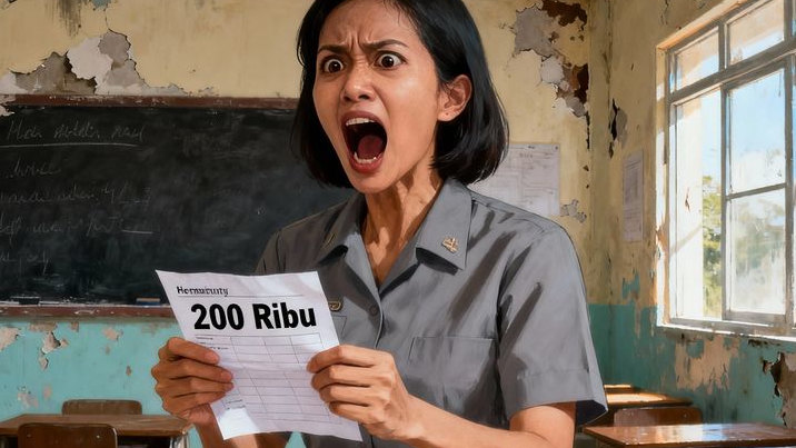 Gaji Guru Kok 200 Ribu Sebulan? Ini Jeritan Honorer yang Bikin Publik Geram!