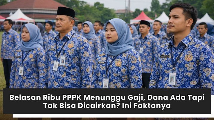 Belasan Ribu PPPK Menunggu Gaji, Dana Ada Tapi Tak Bisa Dicairkan? Ini Faktanya