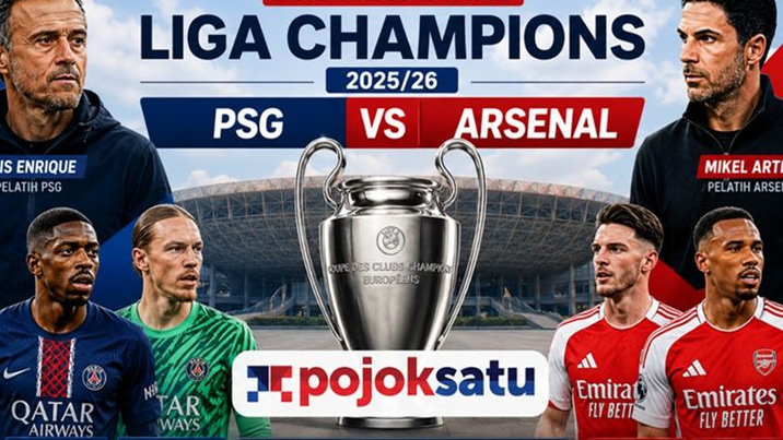 Final Liga Champions: Arsenal Incar Sejarah, PSG Kejar Back to Back Juara